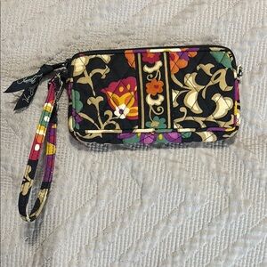 Vera Bradley Floral Wristlet Clutch